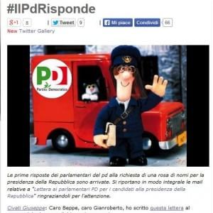 Quirinale, sul sito di Grillo le risposte dei parlamentari Pd: &egrave; Prodi il loro nome