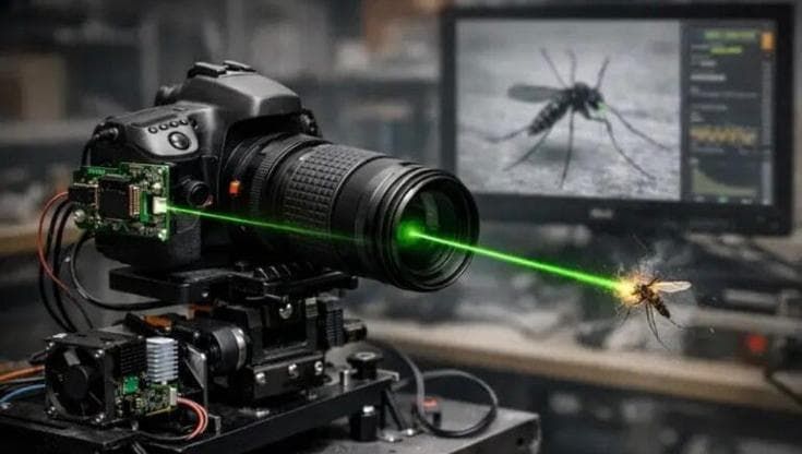 Arriva il laser con l’IA che combatte le zanzare