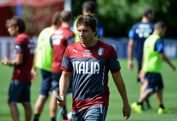 Conte, primo allenamento con la nazionale