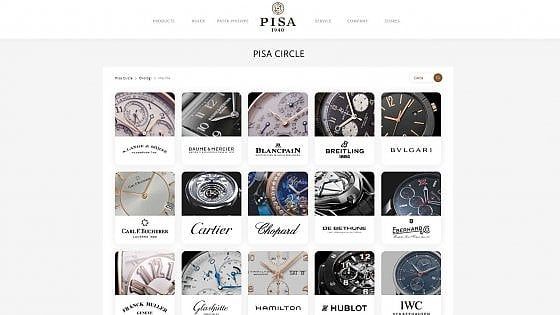 Pisa Circle, la vetrina digitale per chi ama gli orologi