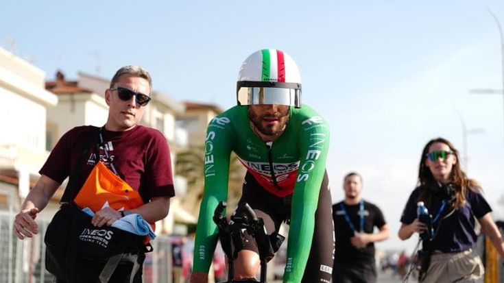 Tirreno-Adriatico, Ganna vola: è imbattibile nella crono d’apertura