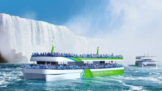 Cascate del Niagara a zero emissioni, le imbarcazioni per i turisti diventano elettriche