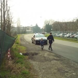 Bimbo a spasso sulla via Emilia, era sfuggito alla nonna