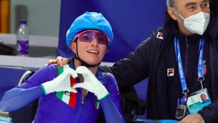 Pechino 2022, Lollobrigida da bis: è bronzo nella mass start di pattinaggio dopo l'argento nei 3000