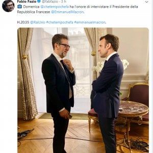 Macron da Fazio: "Ultime peripezie non gravi, andiamo oltre"