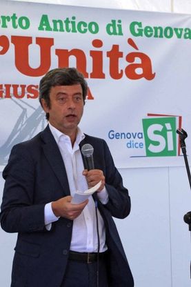 Il ministro Orlando alla Festa Giustizia del Pd a Genova 