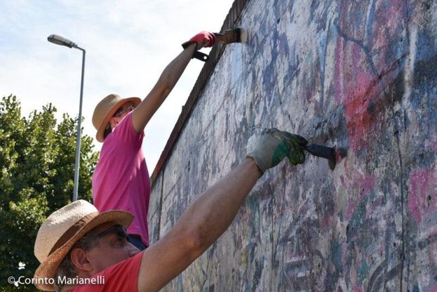 A Capena i "Vuoti di memoria" di Ugo Spagnuolo, il murales interattivo