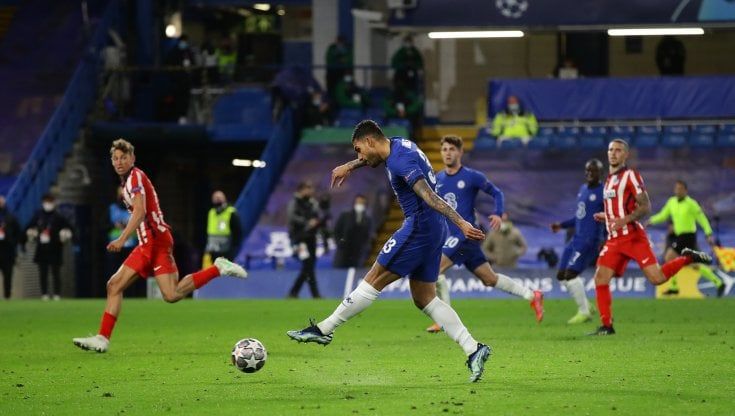 Champions, Chelsea-Atletico Madrid 2-0: Ziyech e Emerson eliminano Simeone