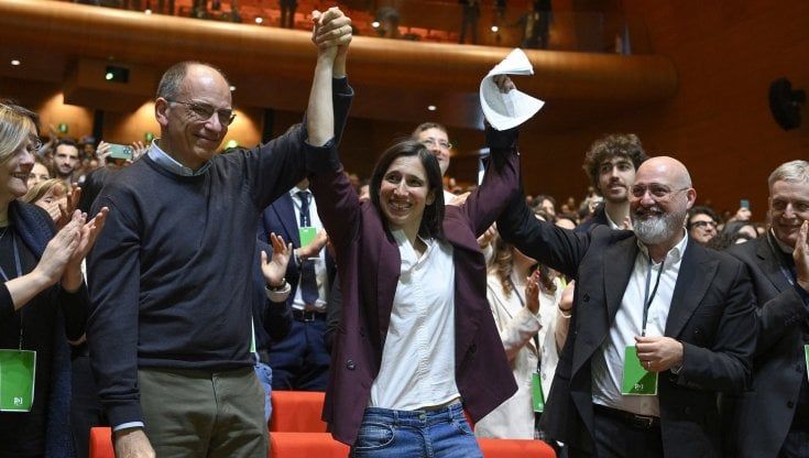 Sondaggi politici, il nuovo Pd di Schlein cresce di quasi un punto in una settimana. FdI primo ma in calo