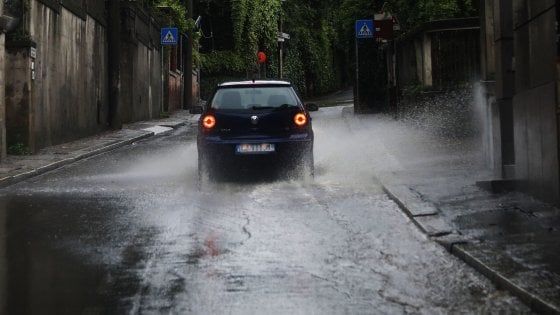 Maltempo, la pioggia crea problemi a Langhirano 