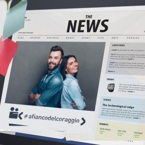 "Il tumore è come un match di tennis", così Fabio è stato #afiancodelcoraggio di Laura   