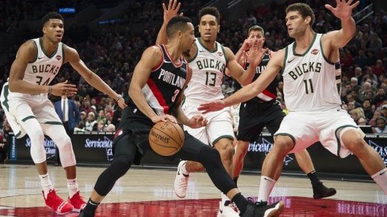 Basket, Nba: McCollum è stellare e Portland stende Milwaukee