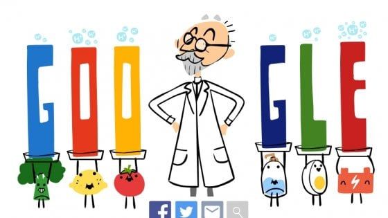 Søren Sørensen, il doodle di Google in onore del padre del pH
