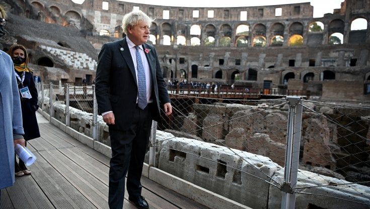 Il bagno di antichità romane di Boris Johnson