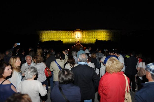 Percorsi di luce nella Reggia di Caserta, boom di visitatori