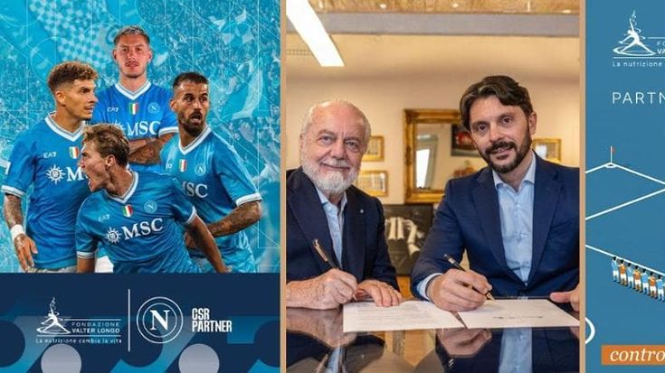 Il Napoli accanto alla Fondazione Valter Longo per prevenire l'obesità infantile