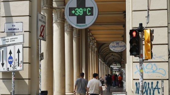 Bologna, il giorno del grande caldo