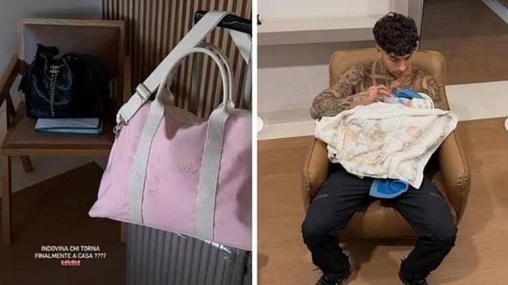 Giulia De Lellis e Tony Effe tornano a casa con Priscilla: “Grazie all’ospedale Gemelli di Roma”