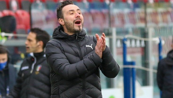 Sassuolo-Spezia, De Zerbi: ''Berardi recuperato''.  Italiano: ''Cessione club? Pensiamo al campo''