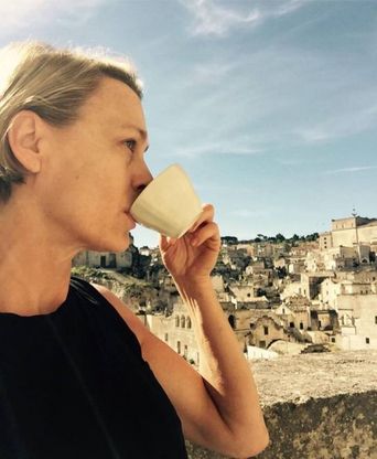 House of cards, Claire è a Matera: Robin Wright su Facebook tra i Sassi