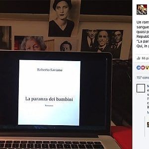 Roberto Saviano annuncia su Facebook il suo nuovo romanzo