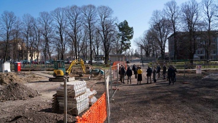 Lavori in corso a Villa Parma: il parcheggio diventerà il Giardino Alzheimer