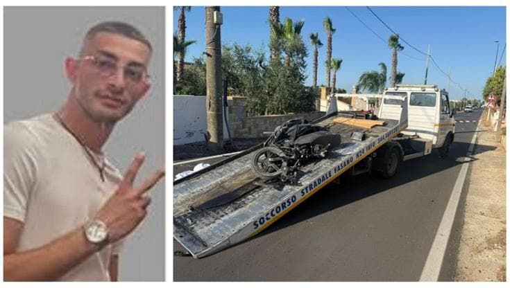 Salento, scooter contro un palo: muore a 24 anni Alessio Rizzo. Stava andando al lavoro