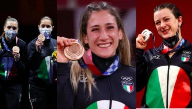 È l'Italia delle donne: Bordignon, Centracchio e le spadiste sul podio olimpico 