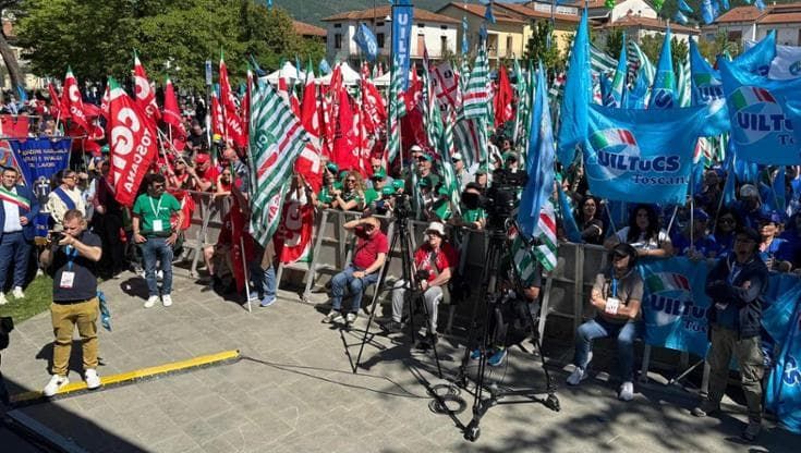 Primo maggio a Montemurlo in memoria di Luana