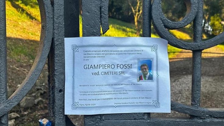 Da Signa a Desenzano del Garda, quando il falso necrologio diventa arma politica