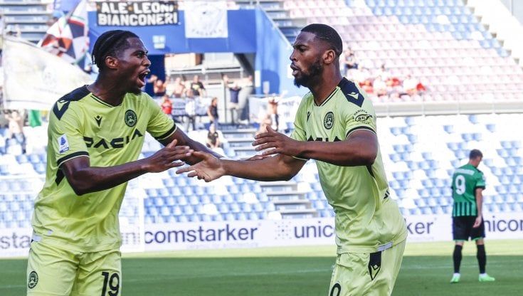 Sassuolo-Udinese 1-3: doppio Beto e Samardzic, friulani alle spalle delle big