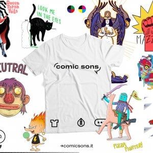 T-shirt ecosostenibili a fumetti: le campane Zuzu e Cristina Portolano partecipano al progetto