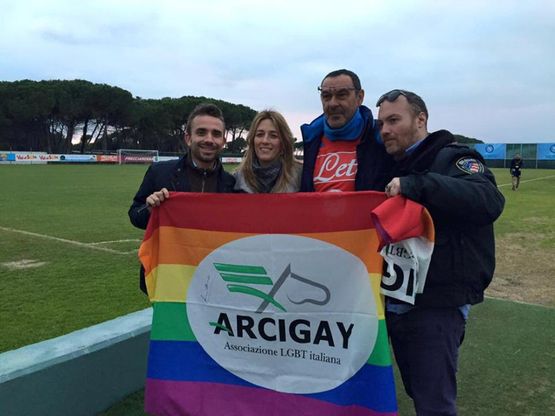 Il match contro l'omofobia a Castel Volturno
