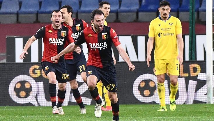 Genoa-Verona 2-2: Badelj beffa i veneti al 95'