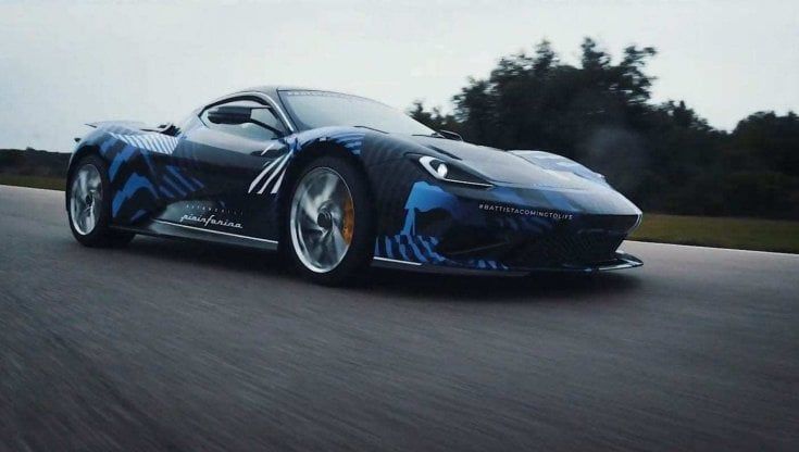 Pininfarina, sul circuito per il battesimo della Battista