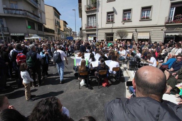 San Jacopino, festa per inaugurare la piazza