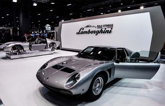 Lamborghini show al salone  Rétromobile