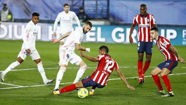 Liga: Real Madrid-Atletico Madrid 2-0, i Blancos tornano in corsa per il titolo