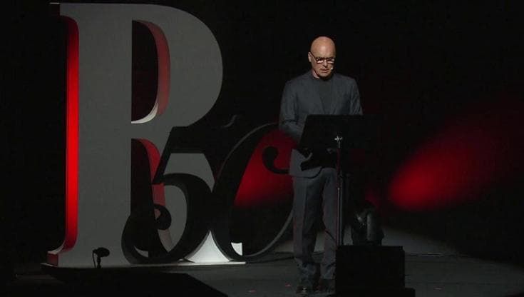 Zingaretti apre la festa dei 50 anni di Repubblica leggendo il primo editoriale di Eugenio Scalfari
