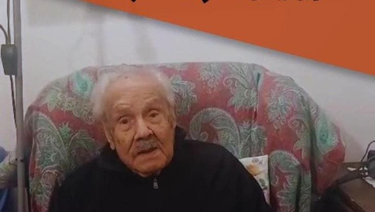 A 107 anni è il testimonial della campagna vaccinale