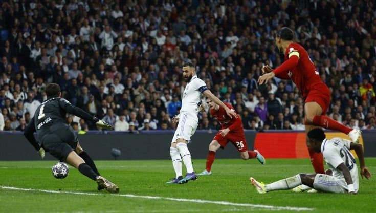 Real Madrid-Liverpool 1-0: Benzema non fa sconti, Blancos ai quarti