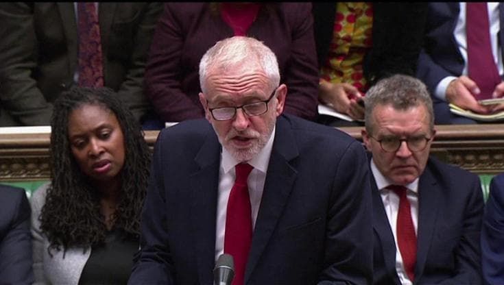 Brexit, Corbyn: "Giornata storica. Ora Johnson deve rispettare legge per rinvio" 