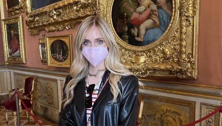 Chiara Ferragni a Firenze, tappa a Palazzo Pitti