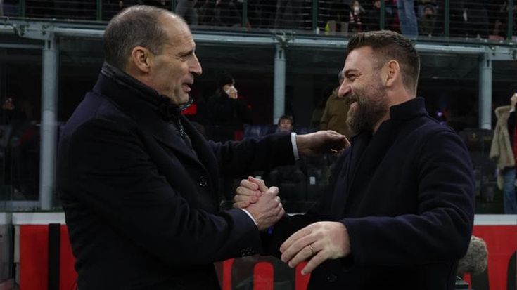 De Rossi: “Sul rigore di Stanciu c’era il Far West in campo”. Allegri: “È il bello del calcio”