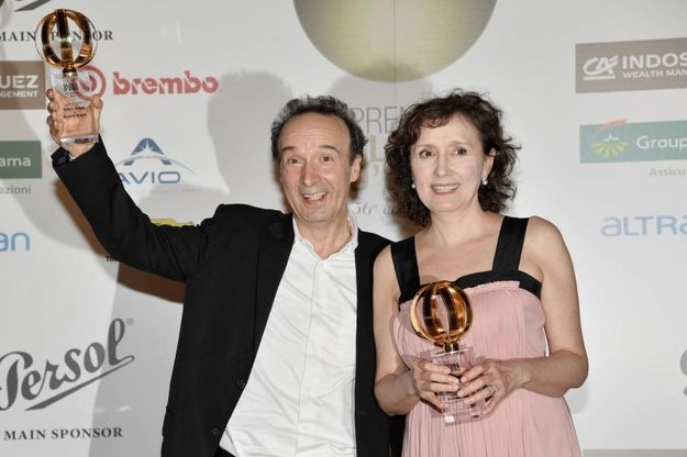 Benigni e Braschi, premio alla carriera ai Globi d'oro