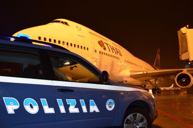 Milano l'arrivo a Malpensa del boss Vito Roberto Palazzolo&nbsp;