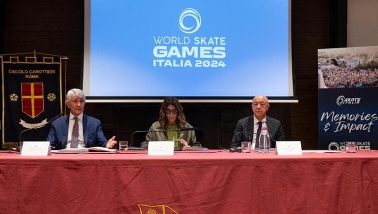 Il libro dei World Skate Games 2024 presentato al Circolo Canottieri Roma