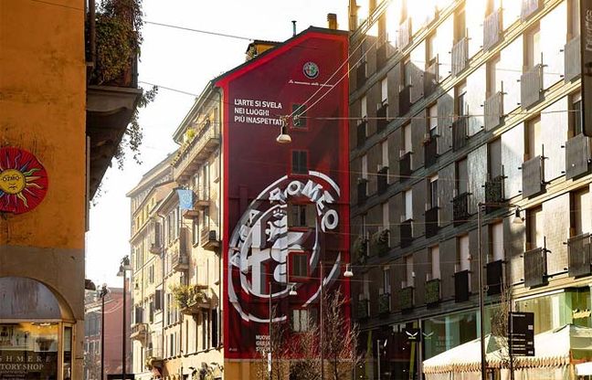 Alfa Romeo protagonista con la street art