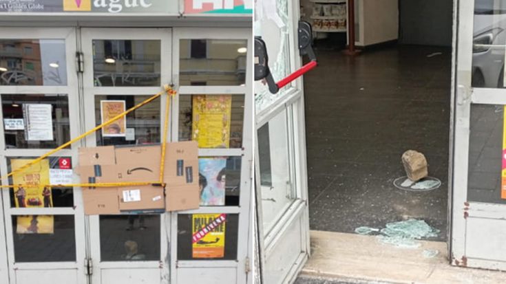 Pigneto, distrutta la vetrata del Nuovo Cinema Aquila: “Siamo feriti, ma non ci fermeremo”