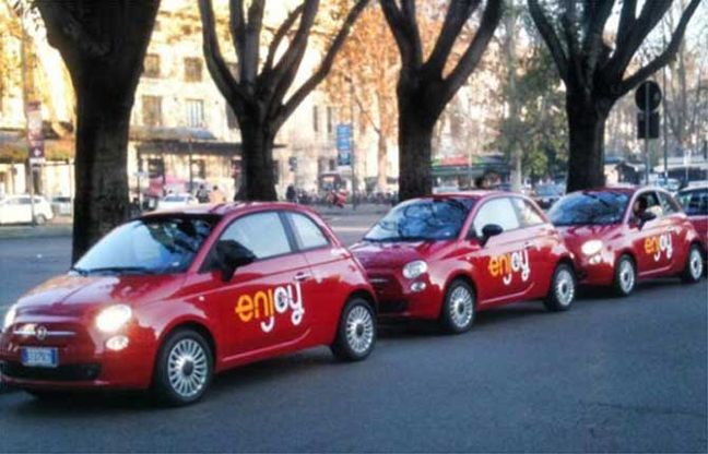Enjoy, car sharing da record